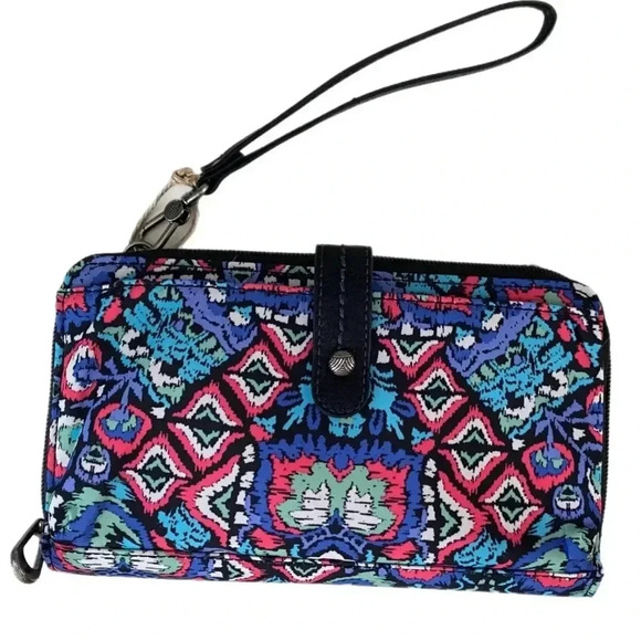 SAKROOTS Women’s Smartphone Crossbody Bag in Eco Twill Convertible Wallet NWOT - Picture 3 of 14